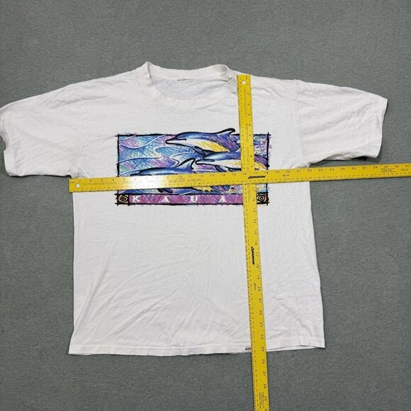 Vintage CrazyShirt Dolphin T-Shirt Large - Picture 4 of 7